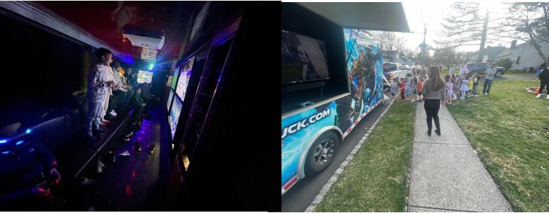 Video game truck party in New Jersey and New York City